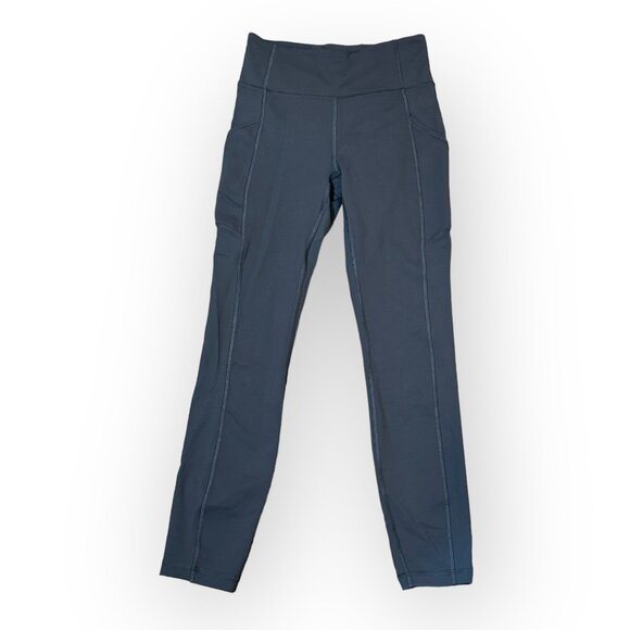 lululemon athletica Pants - Lululemon Invigorate High-Rise Stripe Legging 25" in Gray Womens 4